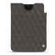 가죽 커버 Apple iPad mini 6 - Anthracite - Couture ( Pantone 424C ) 