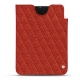 Lederschutzhülle Apple iPad mini 6 - Papaye - Couture ( Pantone 180C ) 