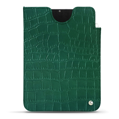 Fundas de cuero para Apple iPad mini 6Crocodile pino ( Pantone #173F35 ) 