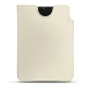 Apple iPad mini 6 leather pouch - Blanc PU