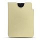 Pochette cuir Apple iPad mini 6 - Beige PU