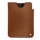 Apple iPad mini 6 leather pouch - Marron ( Nappa - Pantone 1615C ) 
