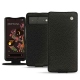 硬质真皮保护套 Google Pixel 6 - Ebène ( Sleek P C12 - Black ) 