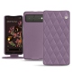 Capa em pele Google Pixel 6 - Lilas - Couture ( Nappa - Pantone 2645U ) 