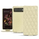 硬质真皮保护套 Google Pixel 6 - Ivoire - Couture ( Sleek P C12 - White ) 