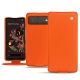 Housse cuir Google Pixel 6 - Orange fluo