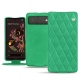 Housse cuir Google Pixel 6 - Menthe vintage - Couture