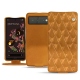 Google Pixel 6 leather case - Or Maïa - Couture