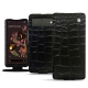 Capa em pele Google Pixel 6 - Crocodile nero