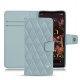Housse cuir Google Pixel 6 - Bleu ciel - Couture ( Nappa - Pantone 277C ) 