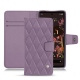 Housse cuir Google Pixel 6 - Lilas - Couture ( Nappa - Pantone 2645U ) 