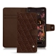 Housse cuir Google Pixel 6 - Châtaigne - Couture ( Pantone 476C ) 