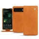 Housse cuir Google Pixel 6 Pro - Mandarine vintage ( Pantone 165C ) 