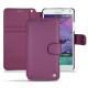Lederschutzhülle Samsung SM-N910 Galaxy Note 4  - Lie de vin ( Pantone 5115C ) 