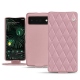 Lederschutzhülle Google Pixel 6 Pro - Rose - Couture ( Nappa - Pantone 2365C ) 