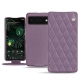 レザーケース Google Pixel 6 Pro - Lilas - Couture ( Nappa - Pantone 2645U ) 
