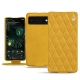 Capa em pele Google Pixel 6 Pro - Jaune soulèu - Couture