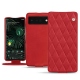 Lederschutzhülle Google Pixel 6 Pro - Rouge troupelenc - Couture