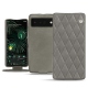 Housse cuir Google Pixel 6 Pro - Acier vintage - Couture
