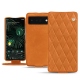 Lederschutzhülle Google Pixel 6 Pro - Mandarine vintage - Couture