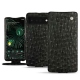 Custodia in pelle Google Pixel 6 Pro - Autruche nero