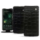 Custodia in pelle Google Pixel 6 Pro - Crocodile nero