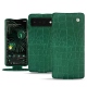 Capa em pele Google Pixel 6 Pro - Crocodile pino