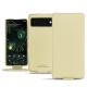 Google Pixel 6 Pro leather case - Beige PU