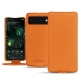 Lederschutzhülle Google Pixel 6 Pro - Orange PU