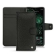 Housse cuir Google Pixel 6 Pro - Ebène ( Sleek P C12 - Black ) 