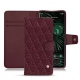 Google Pixel 6 Pro leather case - Lie de vin - Couture ( Pantone 5115C ) 