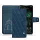 Google Pixel 6 Pro leather case - Blu mediterran - Couture