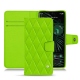 Custodia in pelle Google Pixel 6 Pro - Vert fluo - Couture
