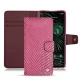 Capa em pele Google Pixel 6 Pro - Serpent ciclamino