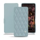 Housse cuir Google Pixel 6 - Bleu ciel - Couture ( Nappa - Pantone 277C ) 