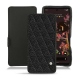 レザーケース Google Pixel 6 - Ebène - Couture ( Sleek P C12 - Black ) 
