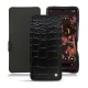 Housse cuir Google Pixel 6 - Crocodile nero