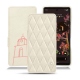 Lederschutzhülle Google Pixel 6 - Blanc escumo - Couture