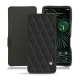 Google Pixel 6 Pro leather case - Noir - Couture ( Nappa - Black ) 