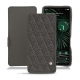 Housse cuir Google Pixel 6 Pro - Anthracite - Couture ( Pantone 424C ) 