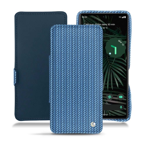 Leather case and protection for Google Pixel 6 ProAbaca ishia ( Pantone #395775 ) 