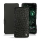 Google Pixel 6 Pro leather case - Autruche nero