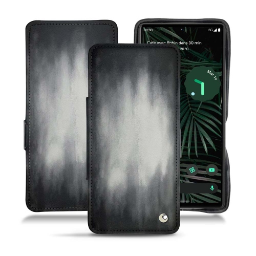 Housse et protection cuir pour Google Pixel 6 ProGris Patine