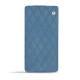Custodia in pelle Sony Xperia Z3  - Jean vintage - Couture