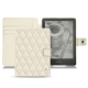 Amazon Kindle Paperwhite (2021) leather case - Blanc - Couture ( Bologna - White ) 
