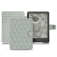 Lederschutzhülle Amazon Kindle Paperwhite (2021) - Gris - Couture ( Nappa - Pantone W428C ) 