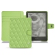 Amazon Kindle Paperwhite (2021) leather case - Vert olive - Couture ( Nappa - Pantone 578U ) 