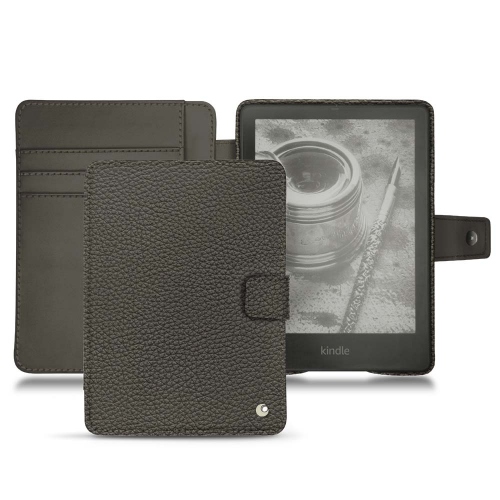 Leather case for Amazon Kindle PaperwhiteAnthracite ( Pantone #41403c ) 