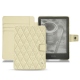 Custodia in pelle Amazon Kindle Paperwhite (2021) - Ivoire - Couture ( Sleek P C12 - White ) 