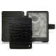 Amazon Kindle Paperwhite (2021) leather case - Crocodile nero